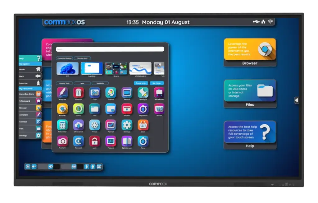 CommBox CBIC86S4 86inch 4K UHD Interactive Classic Display