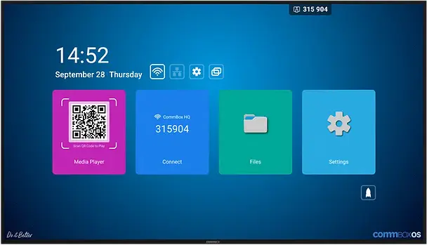 CommBox CBDI0155 55inch 4K UHD Intelligent Commercial Display